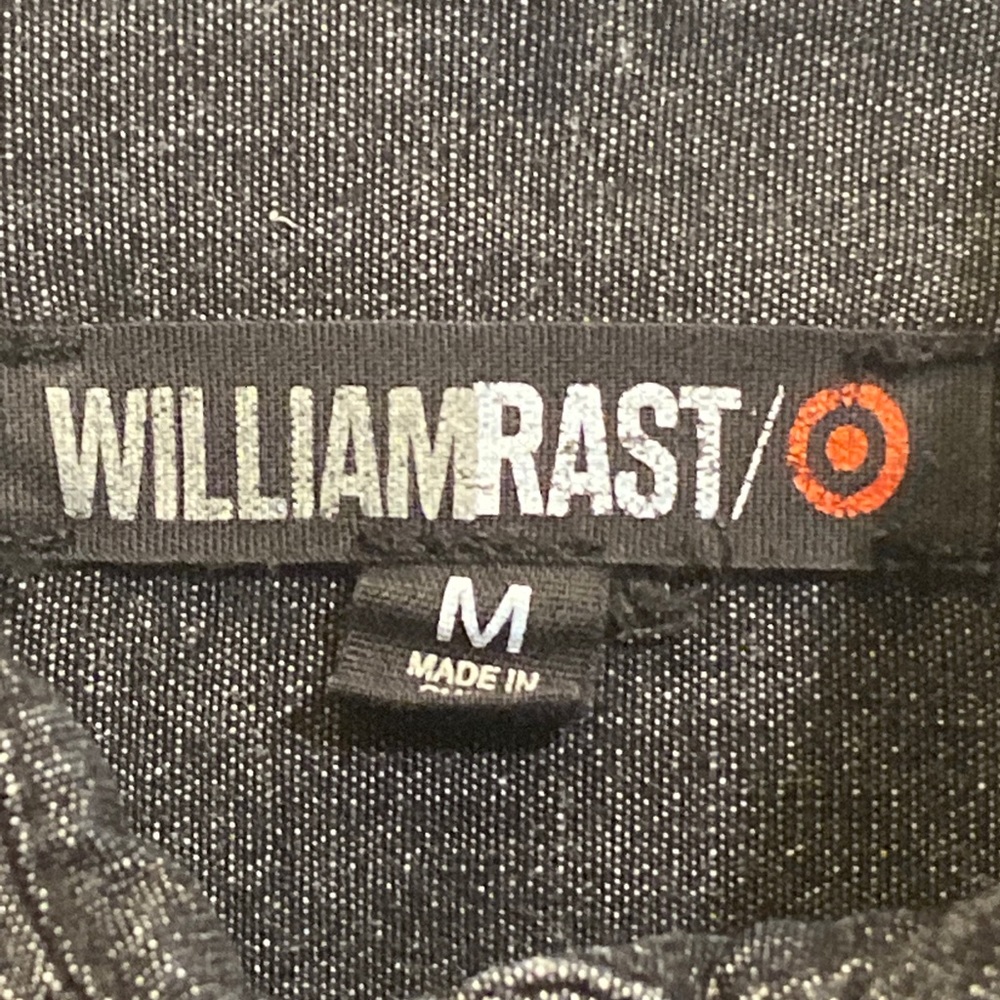 William Rast Snap Button Down Black Denim Shirt. - image 7